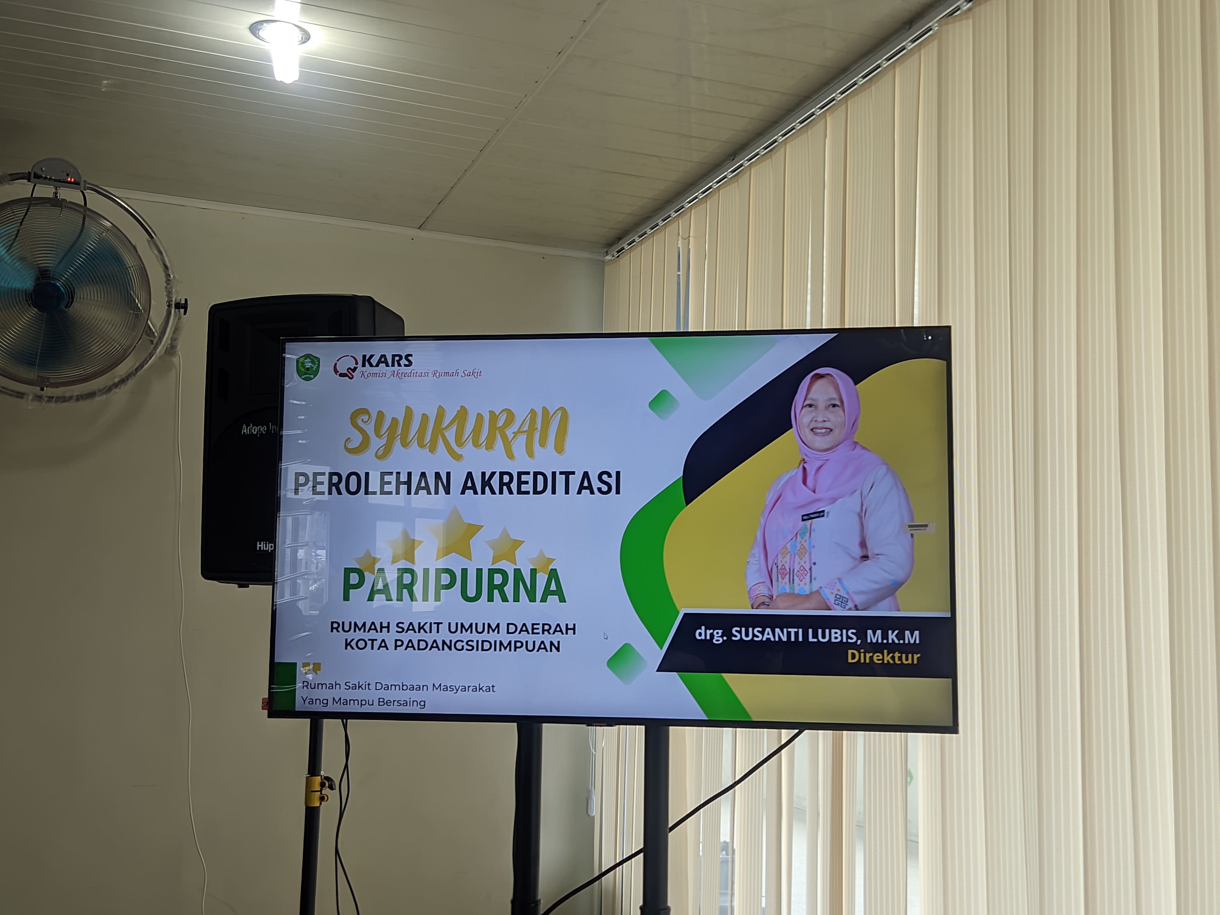 Syukuran Perolehan Akreditasi PARIPURNA Rumah Sakit Umum Daerah Kota Padangsidimpuan Image