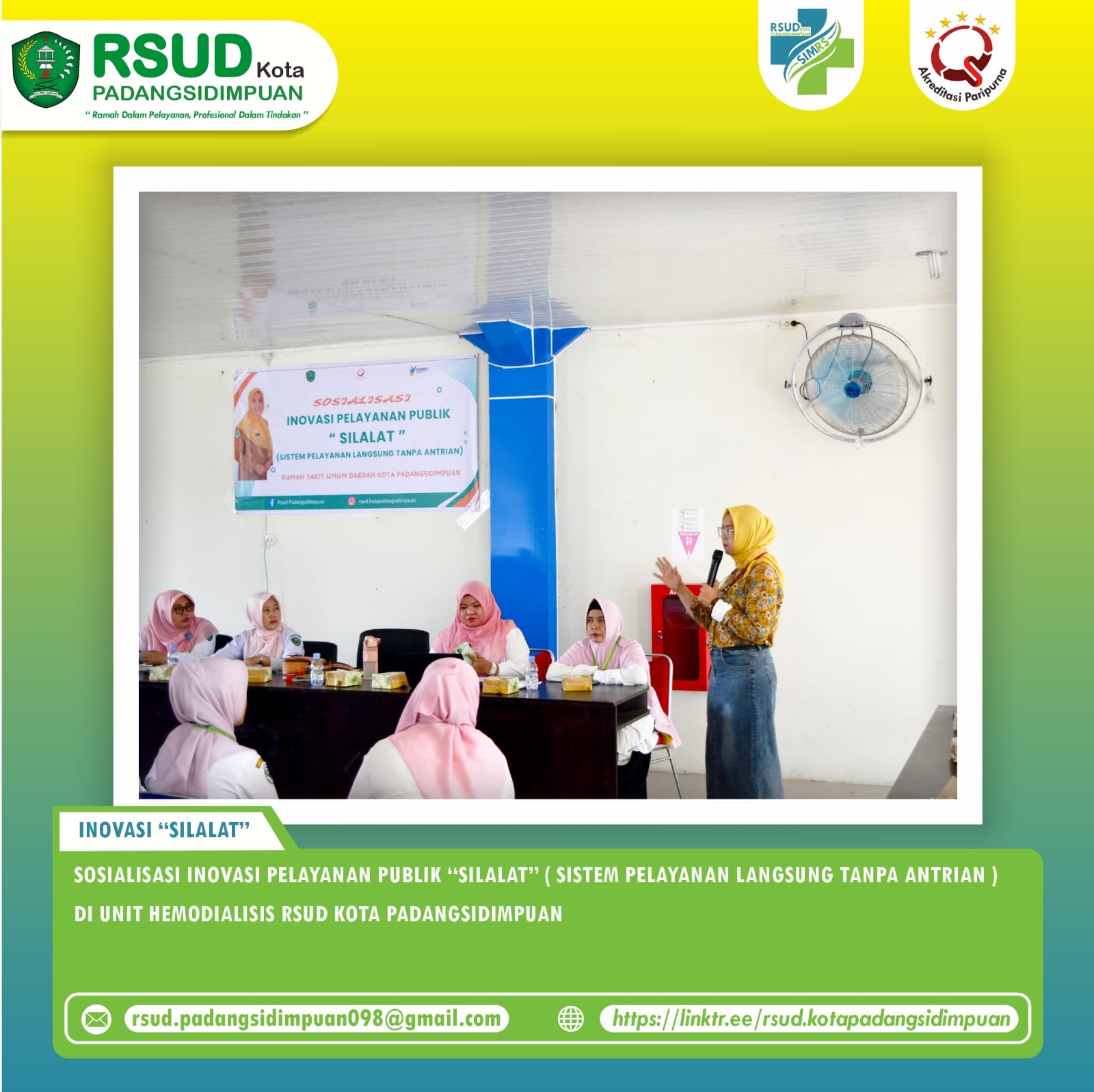 Sosialisasi INOVASI PELAYANAN PUBLIK [SILALAT] Image