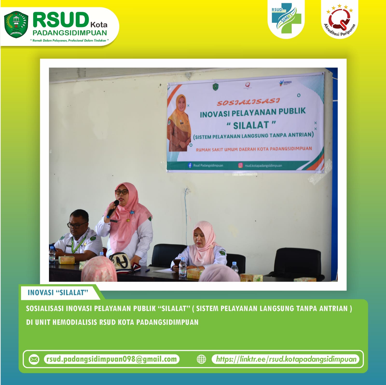 Sosialisasi INOVASI PELAYANAN PUBLIK [SILALAT] Image