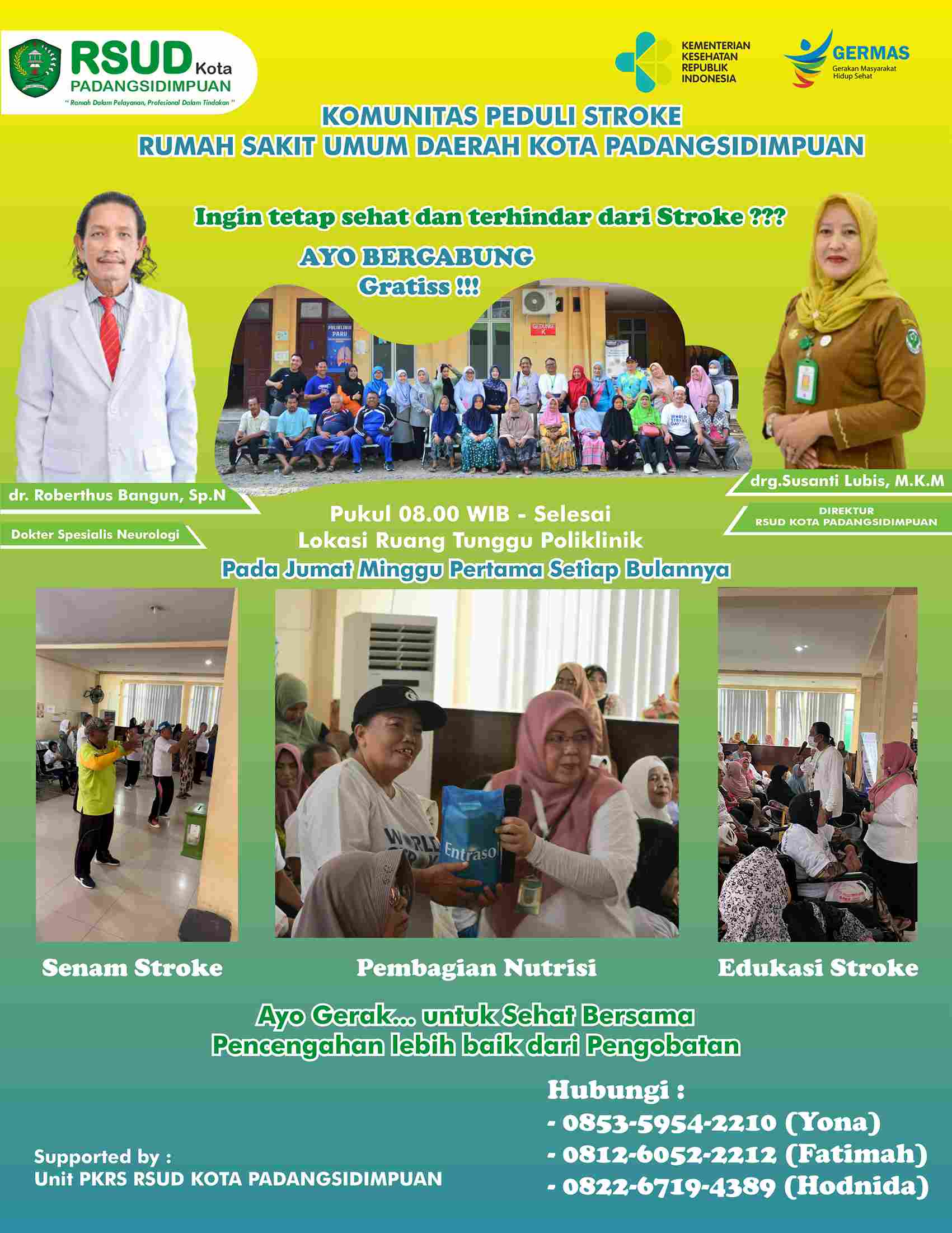 Mari Bergabung Bersama Komunitas Peduli Stroke RSUD KOTA PADANGSIDIMPUAN Image