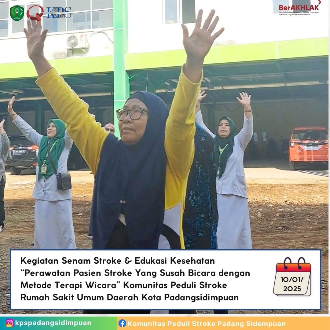 Senam Stroke Komunitas Peduli Stroke RSUD Kota Padangsidimpuan Image