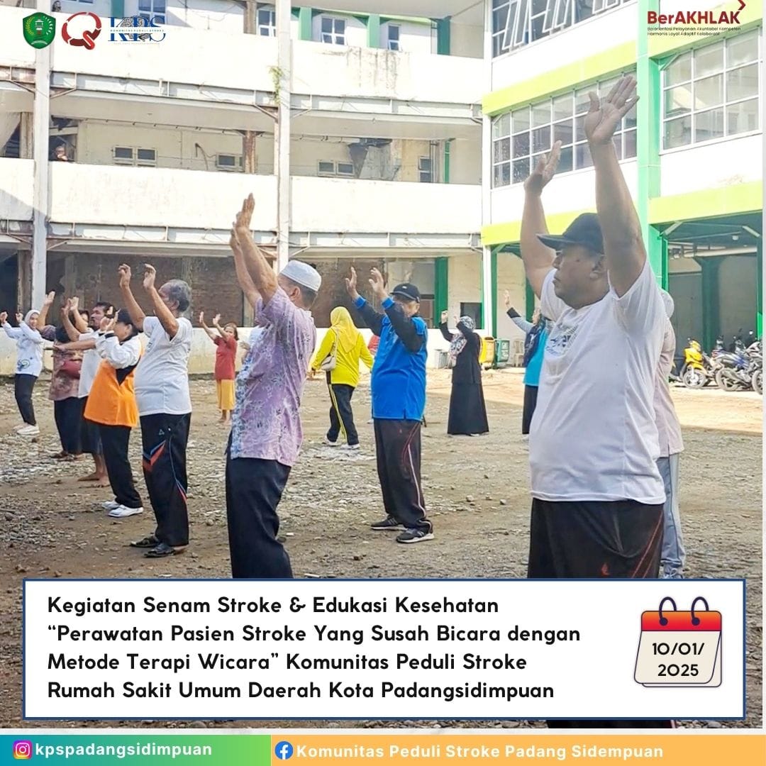 Senam Stroke Komunitas Peduli Stroke RSUD Kota Padangsidimpuan Image