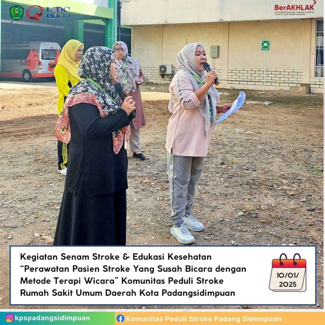 Edukasi Kesehatan Komunita Peduli Stroke RSUD Kota Padangsidimpuan Image