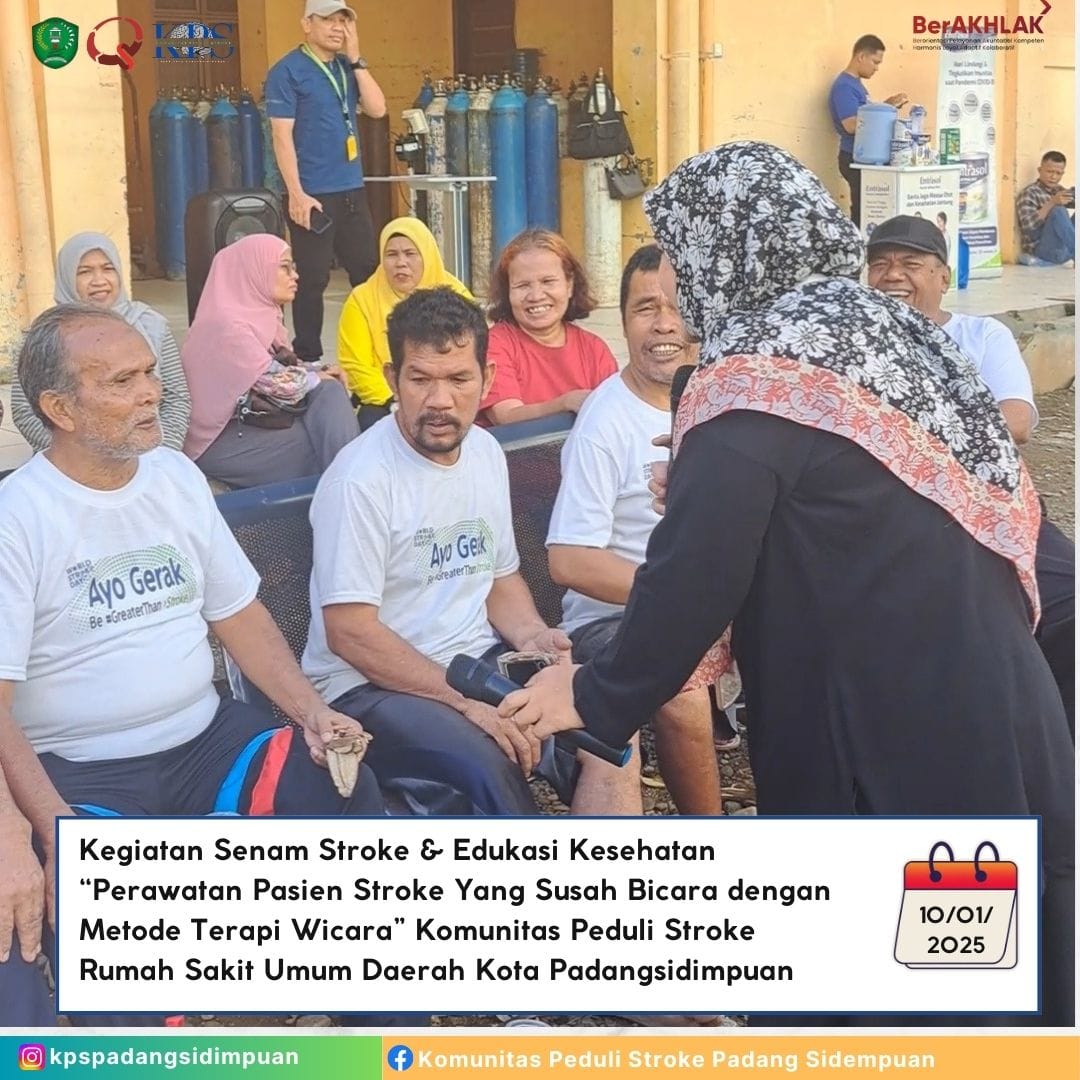 Edukasi Kesehatan Komunita Peduli Stroke RSUD Kota Padangsidimpuan Image