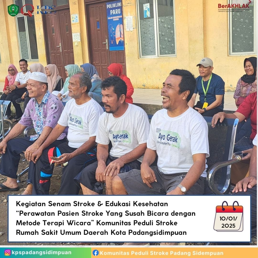 Edukasi Kesehatan Komunita Peduli Stroke RSUD Kota Padangsidimpuan Image