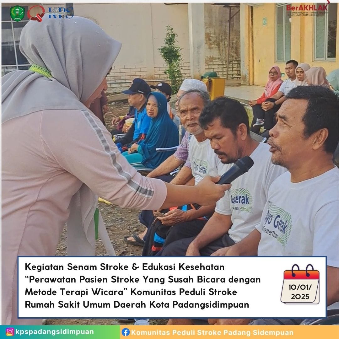 Edukasi Kesehatan Komunita Peduli Stroke RSUD Kota Padangsidimpuan Image
