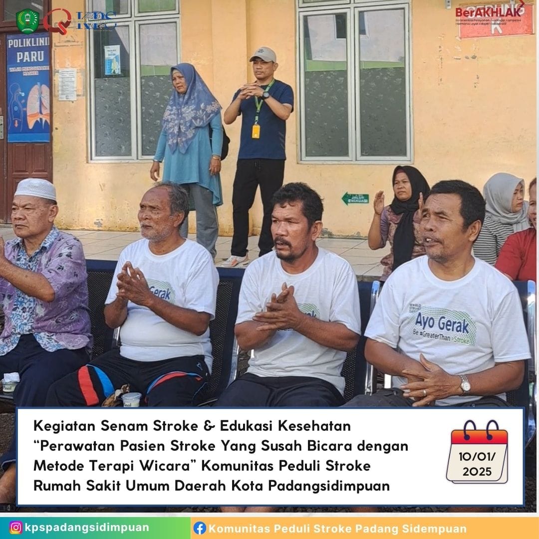 Edukasi Kesehatan Komunita Peduli Stroke RSUD Kota Padangsidimpuan Image